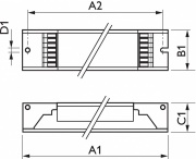 Statecznik HF-R Intelligent Touch DALI do lamp T5/T8/PL-L