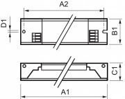 Statecznik HF-P III do lamp T5