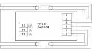 Statecznik HF-S II do lamp T8