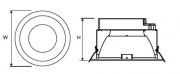 Oprawa downlight LUGSTAR LB LED p/t