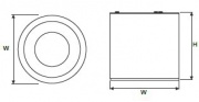 Oprawa downlight LUGSTAR LB LED n/t