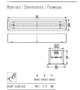 Oprawa Agat SLIM LED