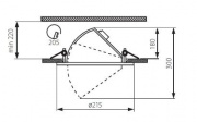 Oprawa downlight LED MCOB