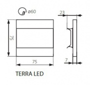 Oprawa dekoracyjna LED TERRA LED 23102 / 23104