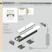 Profil LED SURFACE14