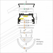 PROFIL LED UNI12