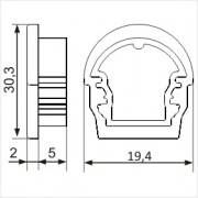 ZAŚLEPKA UNI12 D /OP