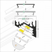 PROFIL LED CORNER