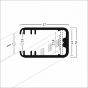 PROFIL LED MIKRO-LINE LINIA