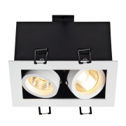 Kadux 2 Gu10 Lampa Typu Downlight, Kwadrat Maks. 2x50w