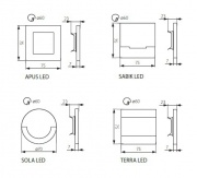 Oprawa dekoracyjna LED APUS LED AC