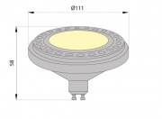 Żarówka AR111 GU10 SOFT