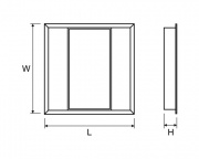 Oprawa biurowa SOFT BASIC LED