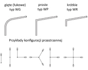 Wysięgniki do słupów stalowych WG (łukowe)