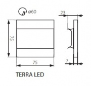 Oprawa dekoracyjna LED Terra LED