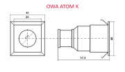 Oprawa awaryjna ATOM FL LED