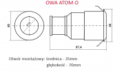 Oprawa awaryjna ATOM FL LED