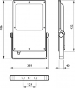 Oprawa CoreLine Tempo (duży) IP65