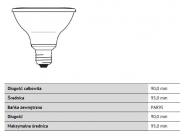 Reflektorowe lampy LED PARATHOM PAR30 DIM