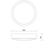 Plafoniera Titania LED ECO