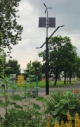 Lampa hybrydowa solarno-wiatrowa Hybrid Dual Solar V1 - 8m