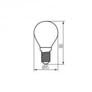 Źródło światła LED XLED G45 E14/E27