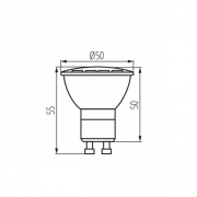 Lampa z diodami LED TEDI MAXX LED