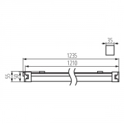 Oprawa liniowa LED TP SLIM LED