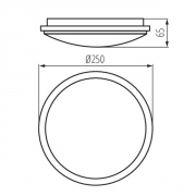 Plafoniera LED Orte LED