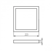 Akcesorium oprawy typu downlight SP FRAME N