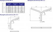 Wysięgniki do słupów W1