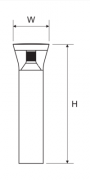 Lampa parkowa Avenida Bollard LED