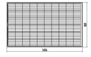 Panel polikrystaliczny 1640x992mm