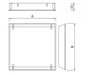 Oprawa T5 raster A