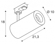 NUMINOS L lampa z systemem 3-fazowym