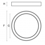 Oprawa zwieszana Geometric Ring LED