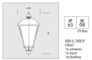 Latarnia parkowa Altair LED słup aluminiowy 3-5m malowany RAL