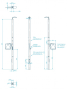 Aktywne przejście dla pieszych WalkPole 6m 230V