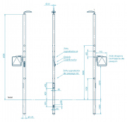 Aktywne przejście dla pieszych WalkPole 6m 230V