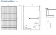 Panel Fotowoltaiczny Hyundai VG PERC Shingled Czarna rama