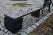 Ławka solarna Bench01 bez oparcia USB / WiFi / LED