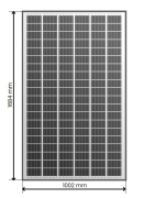 Panel słoneczny monokrystaliczny ML 345W 1002x1684mm