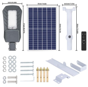 Lampa solarna uliczna LED Virgin 100 1200lm + pilot