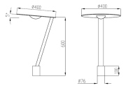 Oprawa parkowa nowoczesna LED 30W/50W/85W V2 IP65