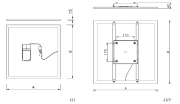 Panel LED 60x60cm IP20/IP40