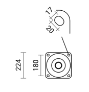 Zestaw oświetleniowy Ring Mini 3 LED 12