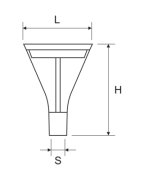 Lampa parkowa Avenida Lens LED szary II klasa