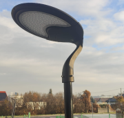 Lampa solarna parkowa LED 15W 1800LM panel 25W LiFePO4