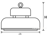 Oprawa high-bay LED V95 IP65 IK08