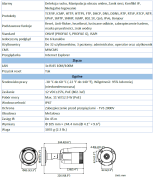 Kamera IP tubowa 4MPX 2,8-12mm MOTO H.265